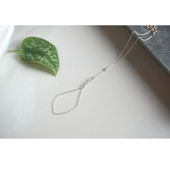 Made to Order: Herkimer Diamond Hand Chain Jewelry - Picture 2 of 6